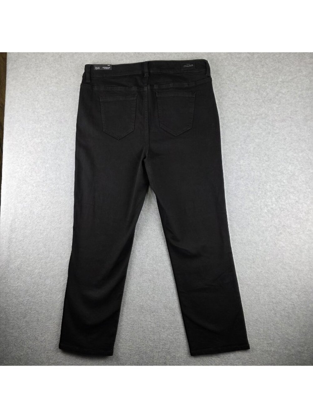 Liverpool Los Angeles Jeans Womens 16W Black Straight High Rise Stretch Denim